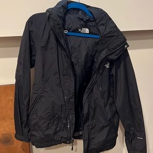 NORTH FACE Rain Jacket Mens Sz S EUC